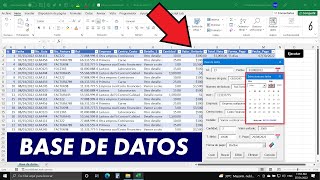 Cómo Crear una BASE DE DATOS desde Cero en Excel con Restricciones y Calendario (6 de 8)