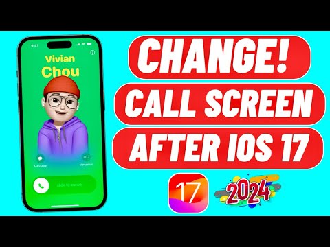 How to Change Call Screen After Update iOS 17 | How To Customize Incoming Call Screen On iOS 17