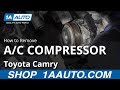 How to Remove A/C Compressor 11-17 Toyota Camry