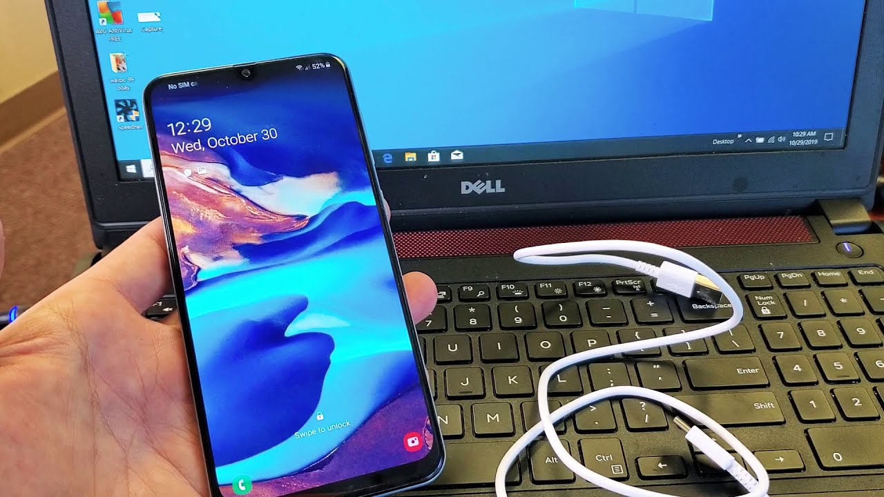 How to Transfer Videos & Photos to Computer from Galaxy A50s, A50, A40,  A30, A20, A10, etc - YouTube