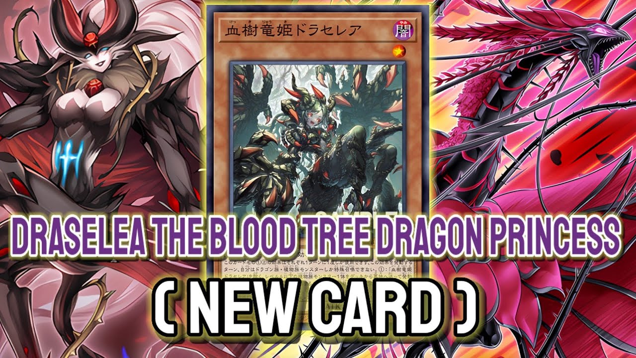 New Plant Support !!👍 YGOPRO - Draselea the Blood Tree Dragon Princess Dec.2025 | New Card