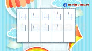 Write Numbers | Number 14 | Precise Formation | Merryland Academy Digital Classroom