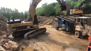 Screening out Sand at A Quarry- Ultra Deck Screen