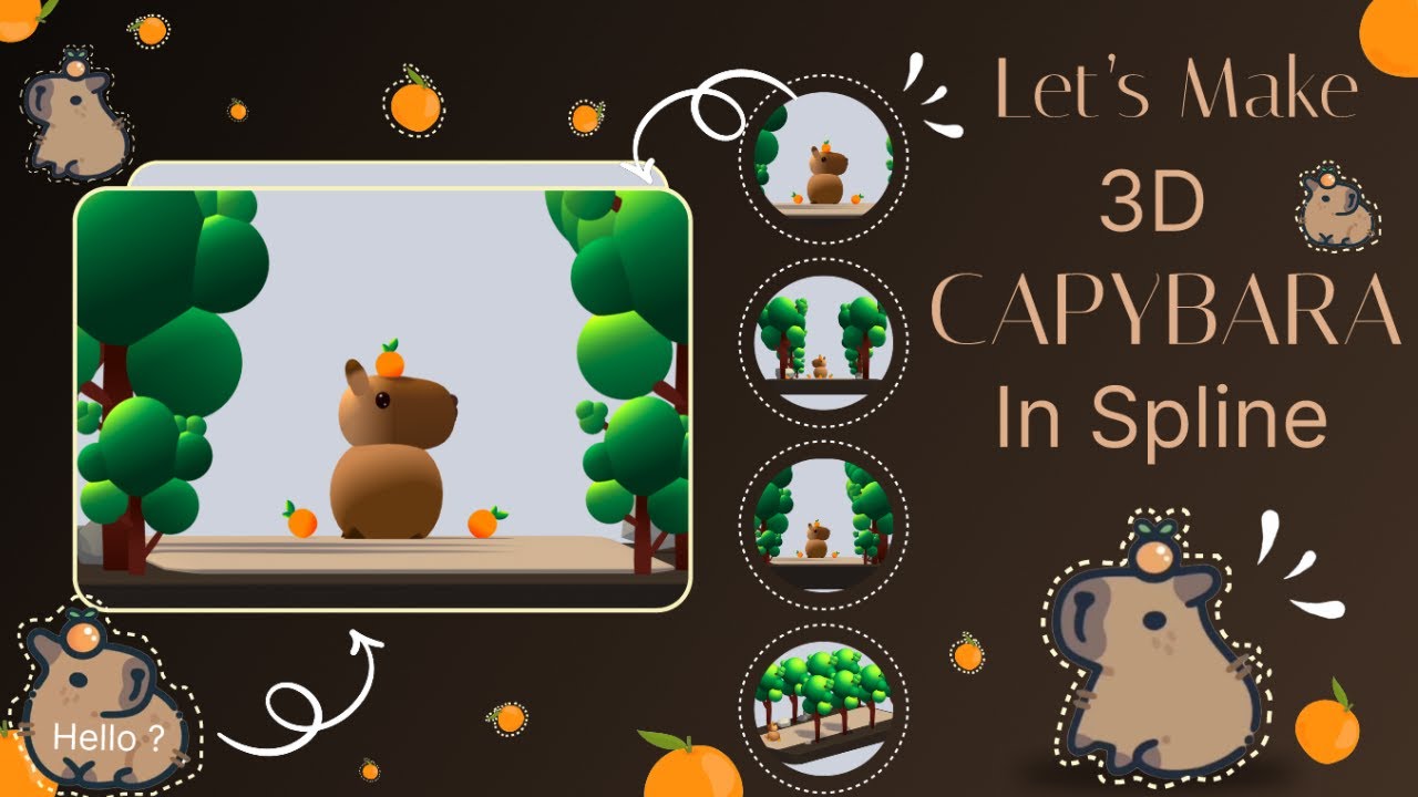 How to make 3D Capybara #figma #webdesign #figmatutorial #3ddesign # ...