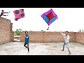Abubakervlogs gudda kite flying  cut patang