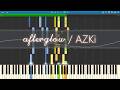 【ピアノアレンジ】afterglow / AZKi 【鑑賞用】