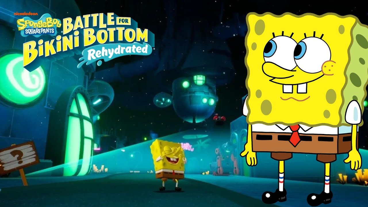 Bob L'Éponge : Bataille Pour Bikini Bottom Sur PS2 - Jeu Complet En Très Bon état
