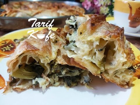 Su Böreği Kıvamında ve Tadında Enfes YUFKADAN ISPANAKLI BÖREK
