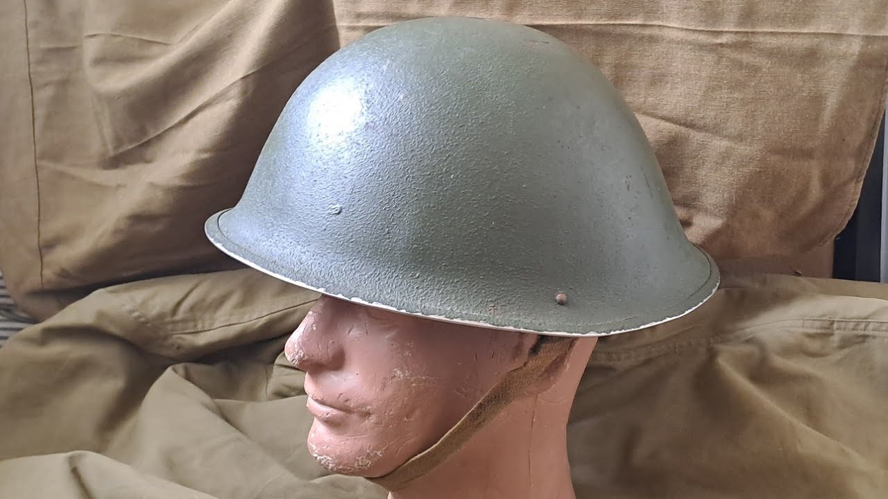 WW2 British Mk4 Turtle Helmet 1945 Dated 