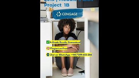 Feeling lost in your SAM or Cengage Excel Project? Illustrated Excel 2019 | Module 1 SAM Project 1b