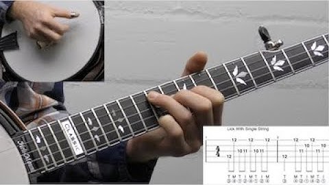Free Banjo Lesson: Up The Neck Scruggs Backup Lick #3