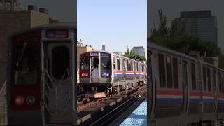 CTA “L” 2400 series cars at Armitage!