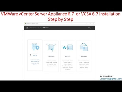 How to Deploy/Install VMWare vCenter Server Appliance 6.7 (VCSA 6.7) Step by Step