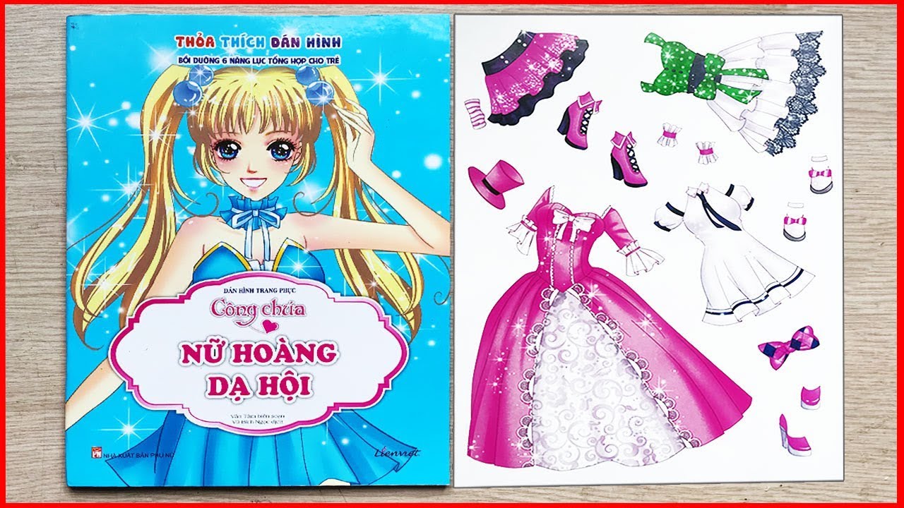Sticker Princess Dressing Book Episode 1 (Chim Xinh) - YouTube