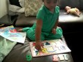 Summer playing and practicing with wooden number puzzle. Summer playing and practicing with wooden number puzzle.