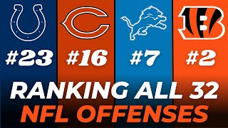Ranking All 32 NFL Offenses for 2023 from WORST to FIRST