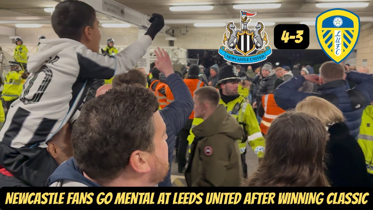 Newcastle 4-3 Leeds vlog - CARNAGE AFTER HARVEY BARNES SCORED 102TH MINUTE WINNER 