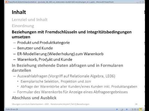 DB05UE06 Datenbanken mit
