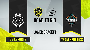 CS:GO - G2 Esports vs. Team Heretics [Nuke] Map 1 - ESL One: Road to Rio - Lower Bracket - EU