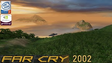 Far Cry (E3 2002 pre-alpha demo): How it runs on a 2002 PC — Pentium 4 2.4 GHz / GeForce4 Ti 4600