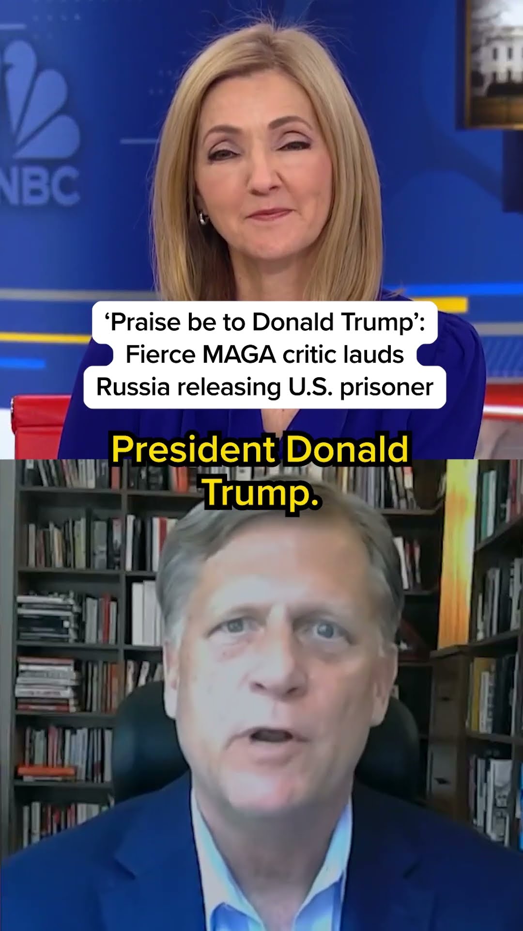 ‘Praise be to Donald Trump’: Fierce MAGA critic lauds Russia releasing U.S. prisoner