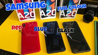 SAMSUNG GALAXY A20 FULL COLOUR RED,BLUE&BLACK