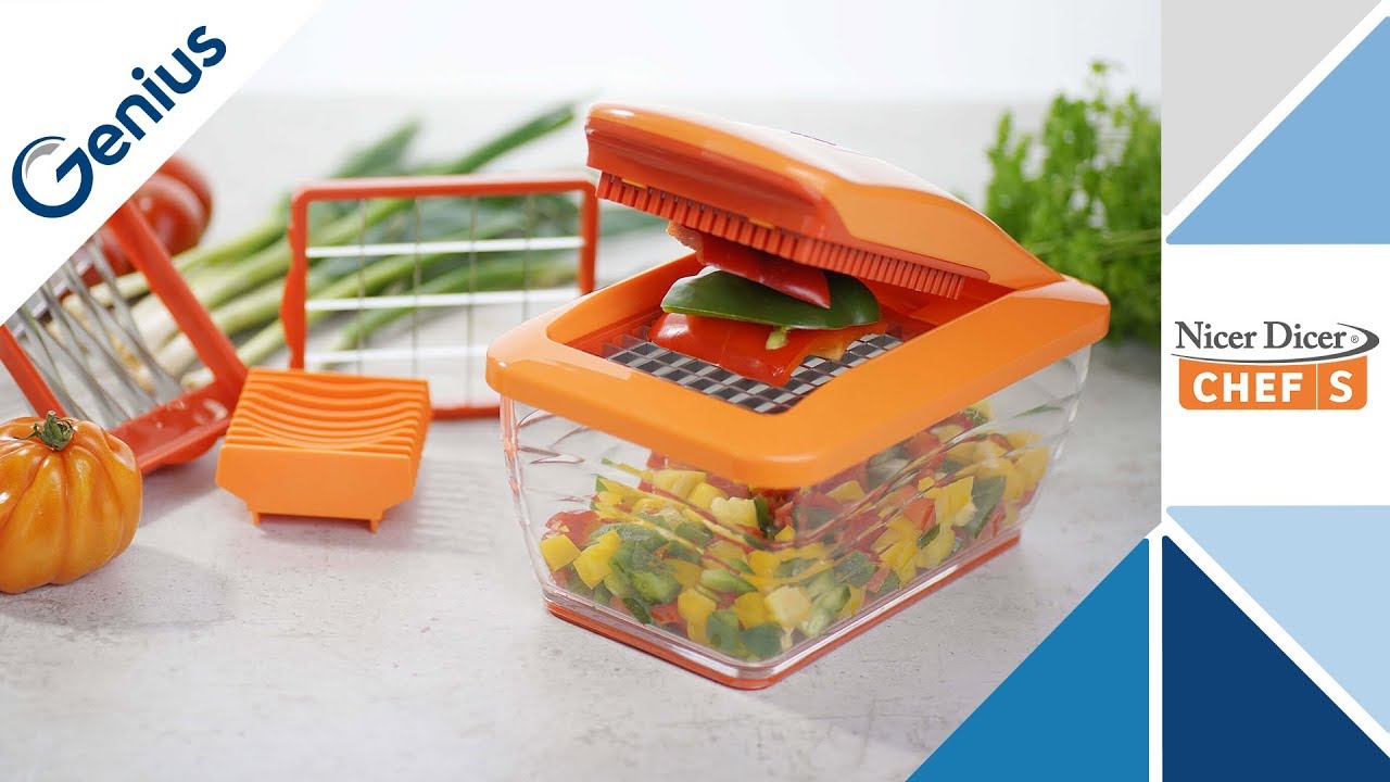 Nicer Dicer CHEFS 8 teilig orange