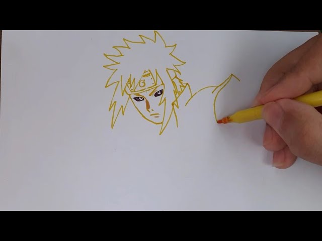 Desenhos - Namikaze Minato ✍️ Desenhe Mesmo Sem Saber