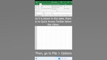 How to Show Quick Access Toolbar in Microsoft Excel #short #shorts #tips #windows11