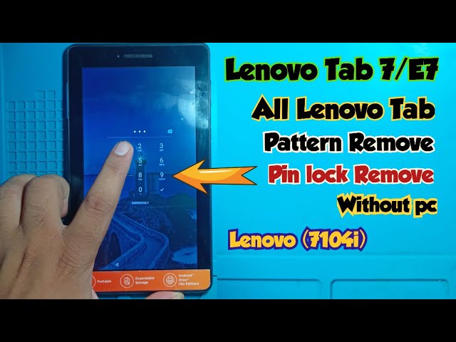 Lenovo tab 7/E7 Hard reset without pc | Lenovo tb-7304i/tb-7104i/tb-7504x hard reset/Factory reset |