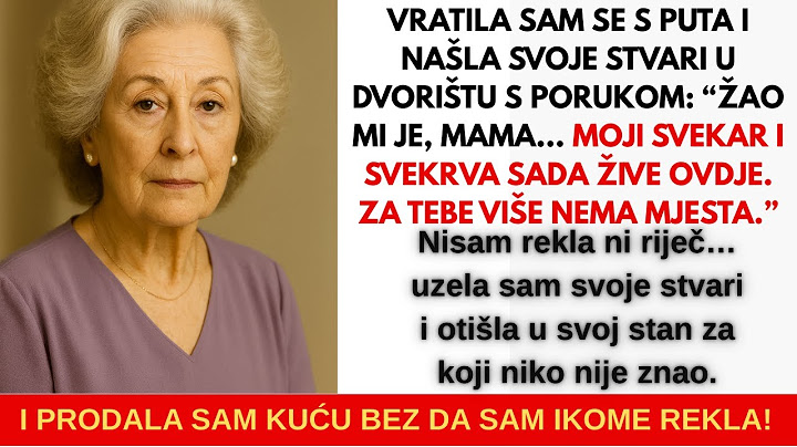 Vratila sam se s putovanja i našla svoje kovčege u vrtu s porukom: “Žao mi je, mama… tvoj ključ…