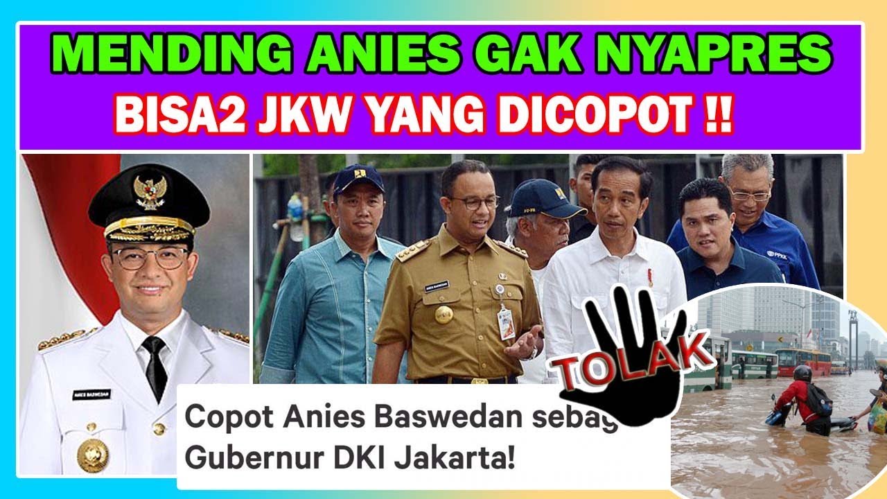 PIYE"IKI ! PETISI COPOT ANIES BERBALIK ANIES COPOT JKW #