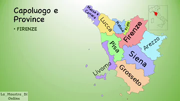 Quali sono le province della Toscana?