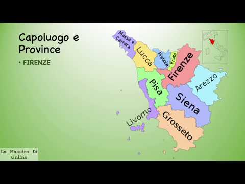 Le regioni del Centro: LA TOSCANA