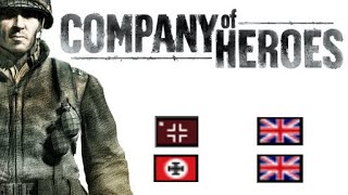 Arashenstein, MrSleaze vs Fishshwa, Roy92 || Company of Heroes 1 Replay