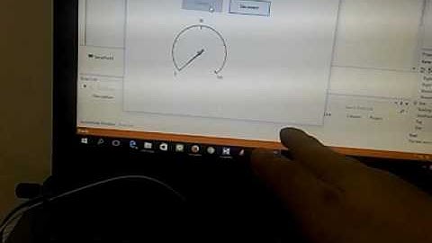 Measuring distance with Ultrasonic sensor and Visual Basic interface