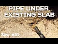 DIY: How to Pipe Under Existing Concrete : Sprinkler System Tutorial