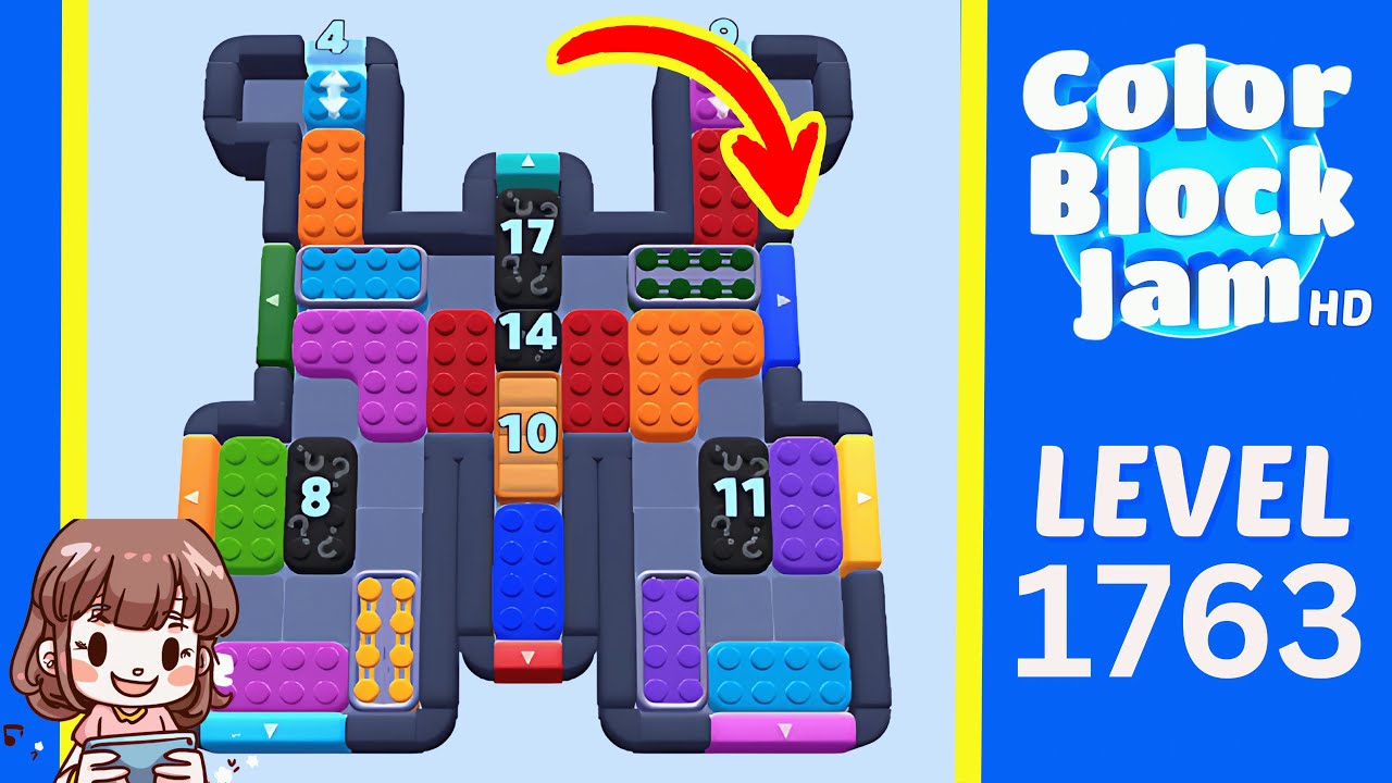 Color Block Jam Level 865 (1763) Solution Walkthrough - YouTube