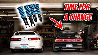 Changing Coilovers on My CRX For the First Time Since Owning It