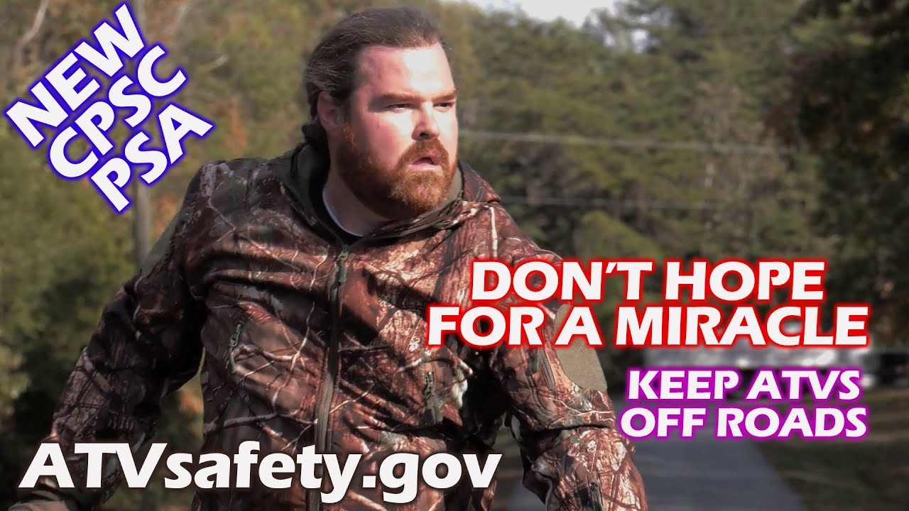 Don't Hope For A Miracle - Keep ATVs Off Roads