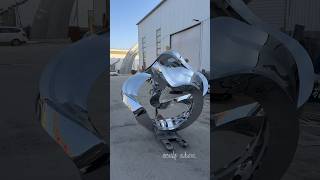 Light Ribbon Sculpture# Modern Art# Art installation# Public Sculpture# Abstract Sculpture #artwork