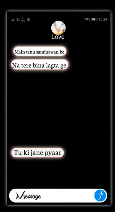 Main tenu samjhawan ke Blackscreen Whatsapp Status || I Phone Text Message Whatsapp Status |#shorts