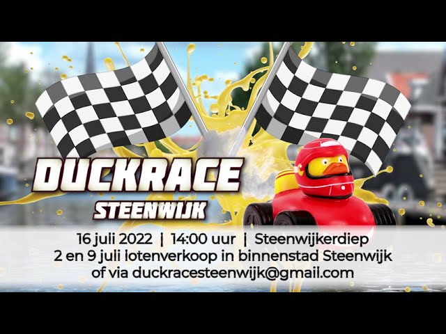 Duckrace Steenwijk: 16 juli 2022 Steenwijkerdiep