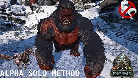 ARK: Fjordur (Official PVE) (SOLO) Alpha Megapithecus