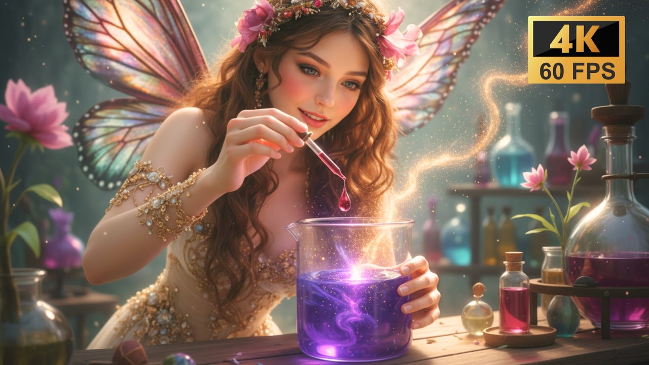 Blossoming Woods Fairy Calm | AI Music Video in Cinematic 4K | Fantasy Highland