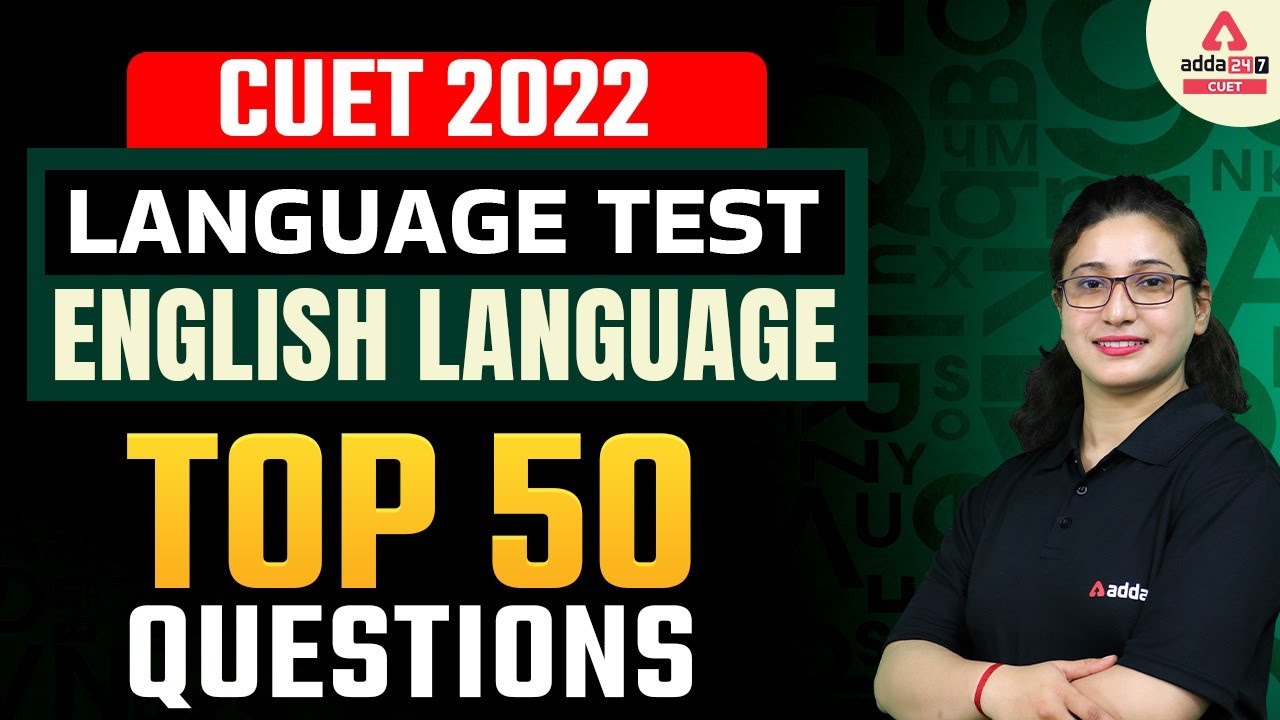CUET 2022 Language Test English Language Most Important Questions By Rubaika maam YouTube