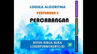 Logika Algoritma - Pertemuan 4 Bagian Ke 5  -Switch Case Python