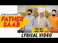 Father Saab Lyrical Video | Khasa Aala Chahar | Raj Saini | New Haryanvi Songs Haryanavi 2019