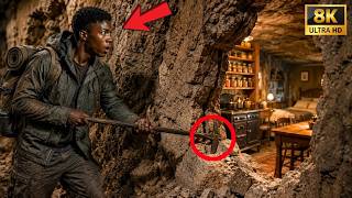 Black Man Started Carving Shelves Into Abandoned Bunker — And Broke Through Into a Finished Home