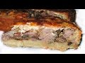 Очень вкусный и простой пирог с печенью и яблоками.